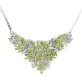 NATURAL APPLE GREEN PERIDOT  Necklace