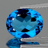 NATURAL BRILLIANT SWISS BLUE TOPAZ [FLAWLESS]