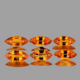 NATURAL ORANGE SAPPHIRE 5x2.5 MM - FL