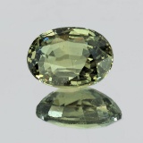 NATURAL CEYLON GREEN SAPPHIRE 1.18 CT - VVS