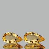 NATURAL GOLDEN ORANGE CITRINE 14x7 MM -FLAWLESS