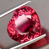 Natural  Pink Tourmaline Heart 12.92 Ct - VVS - GIA