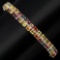 Natural Fancy Colors Sapphire 99.32 Ct Bracelet