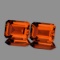 Natural  AAA Madeira Orange Citrine Pair 7x5 MM - FL