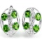 Natural Green Chrome Diopside EarRing