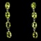 Natural Oval 7x5mm Top Rich Green Peridot Earrings