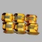 NATURAL GOLDEN YELLOW CITRINE 8x6 MM - FL