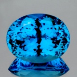 Natural Magnificent Swiss Blue Topaz 35.20 Ct -Flawless