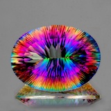 Natural Rainbow Mystic Quartz 20x15 MM - VVS