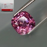 Natural Untreated Burma Purple Spinel - Certified