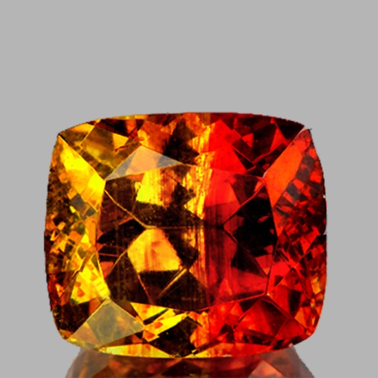 Natural Extremely Rare BiColor Yellow Orange Sphalerite