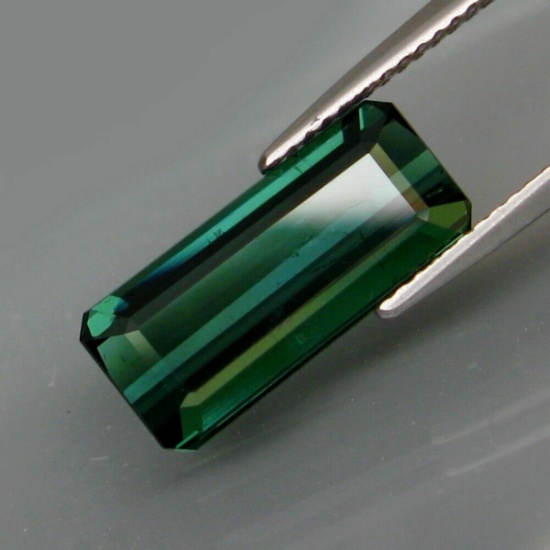 Natural Bluish Green Tourmaline 4.40 Carats Untreated