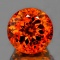 Natural Rare Sun Fire Orange Sphalerite 10.36 MM