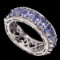 Natural Top Blue Violet Tanzanite Ring