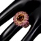 Natural Imperial Topaz, Rhodolite Garnet & Ruby Ring
