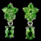 NATURAL GREEN CHROME DIOPSIDE Earrings