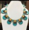 Tibet Hand Made Turquoise  Necklace