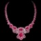 Natural Top Red Pink Ruby 413.57 Cts Necklace