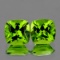 Natural Green Peridot Pair (Flawless-VVS1)