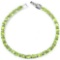 NATURAL APPLE GREEN PERIDOT Bracelet