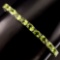 Natural Top Rich Green Peridot 69 Carats Bracelet