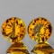 Natural AAA Golden Yellow Mali Garnet Pair - Flawless
