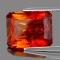 Natural AAA Orange Sphalerite 13X10 MM