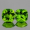 Natural Best AAA Green Peridot Pair {Flawless-VVS}