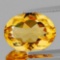 NATURAL BRIGHT GOLDEN YELLOW CITRINE 20x15 MM - FL