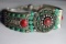 Tibet Hand Made Turquoise & Coral  Bracelet