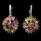 Natural Fancy Colors Marquise Tourmaline Earrings