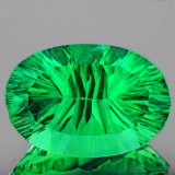 Natural Emerald Green Fluorite 23.97 Ct {Flawless-VVS}