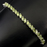 Natural Marquise Peridot 72.95 Cts Bracelet