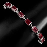 Genuine Top Blood Red Ruby Bracelet