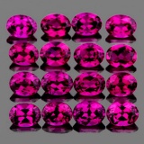 Natural Pinkish Purple Rhodolite Garnet 4x3 MM - FL