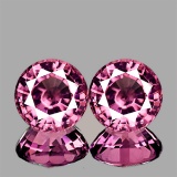 Natural  AAA Pink Burma Spinel Pair - Untreated