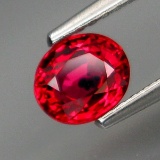 Natural Imperial Rare Red Sapphire 1.02 Ct