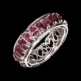 Natural Top Rich Pink Tourmaline Ring