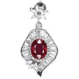 GENUINE BLOOD RED RUBY Pendant