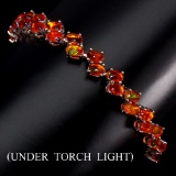 Natural Orange Fire Opal Bracelet 48.22 Cts