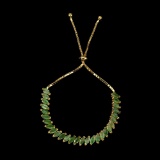 Natural Marquise 6x3 MM Columbian Emerald Bracelet