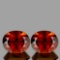 NATURAL CHAMPAGNE IMPERIAL TOPAZ Pair 11x9 MM