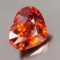 Natural Orange Spessartite Heart 2.06 ct - VVS