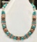 Tibet Hand Made Natural Turquoise & Coral Necklace