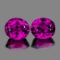 Natural Magenta Purple Rhodolite Garnet Pair -Untreated