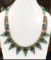 Tibet Hand Made Turquoise & Coral Necklace