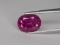 Natural Oval Ruby 3.02 Cts - Untreated - Certified