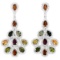 NATURAL MULTI COLOR TOURMALINE EARRING