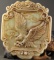 Antique Chinese Jade Hand Carved Eagle Pendant