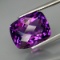 Natural Cushion Checker Amethyst  8.15 Ct - Untreated